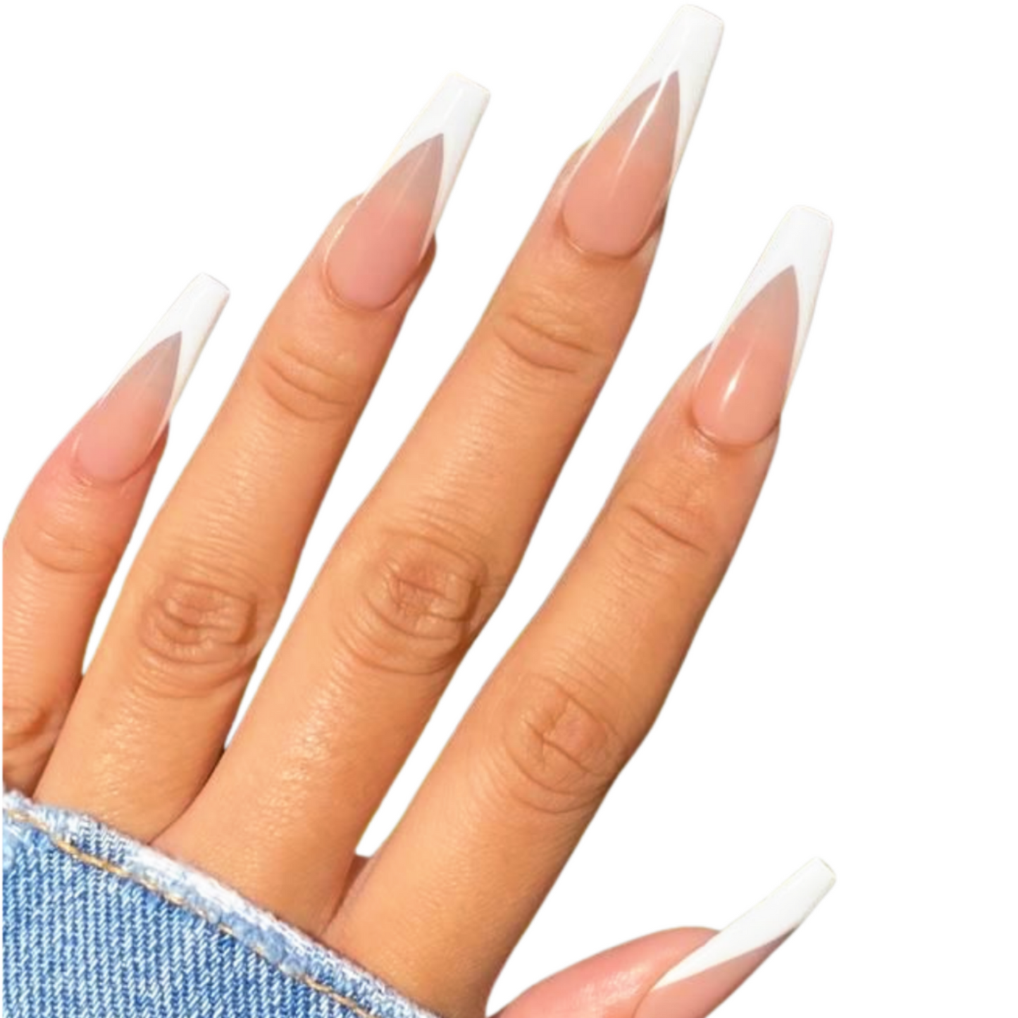 COFFIN LONG GEL X NAIL TIPS SOFT GEL COFFIN LONG TIP BOX