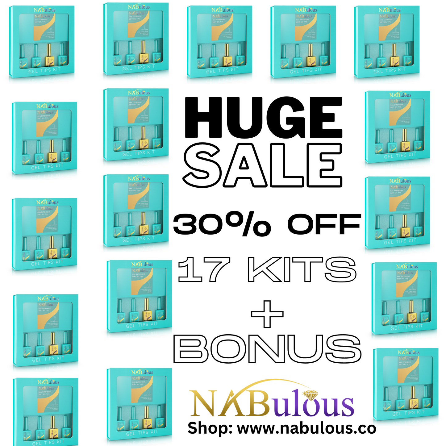 
                  
                    KIT | Gel T | Professional Starter Kit NABulous Nails | Soft Gel Nail Tip Kit  | Everything you Need
                  
                