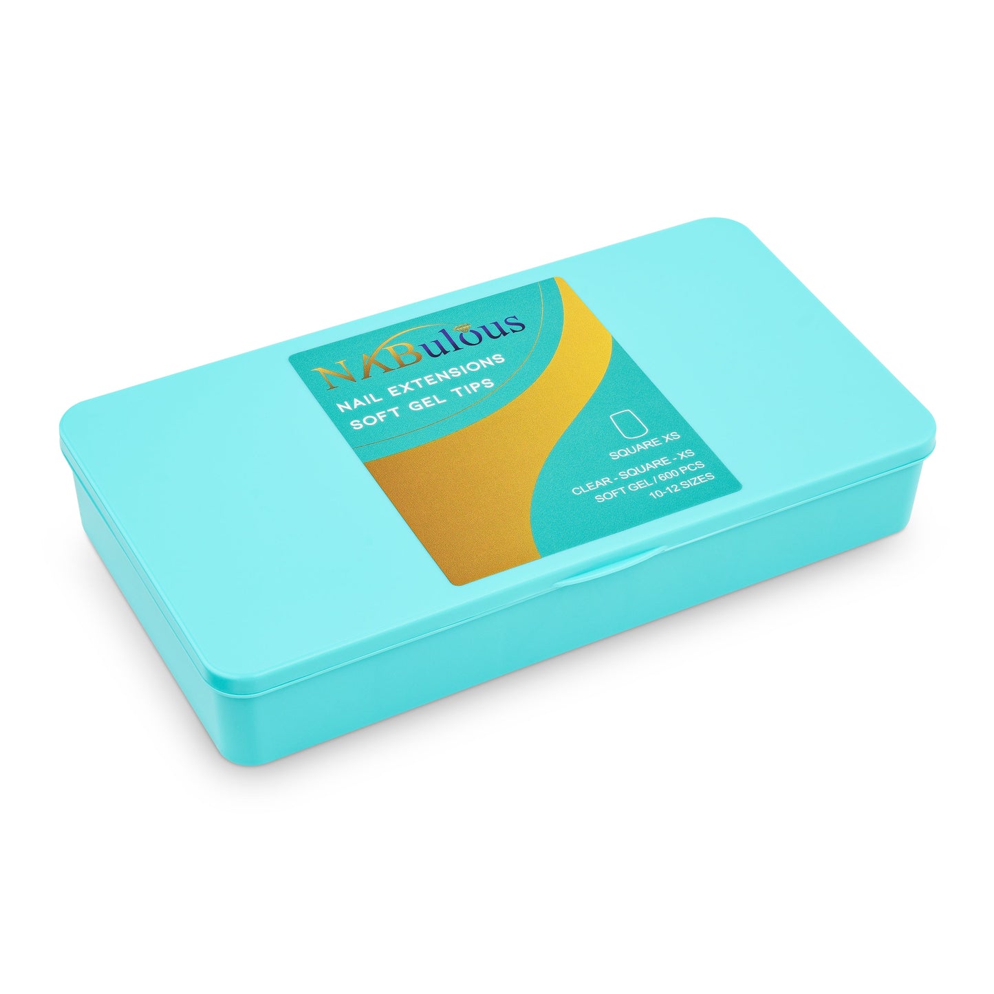 Square XS Square extra Short Square shaped xs short length soft gel nail tip box