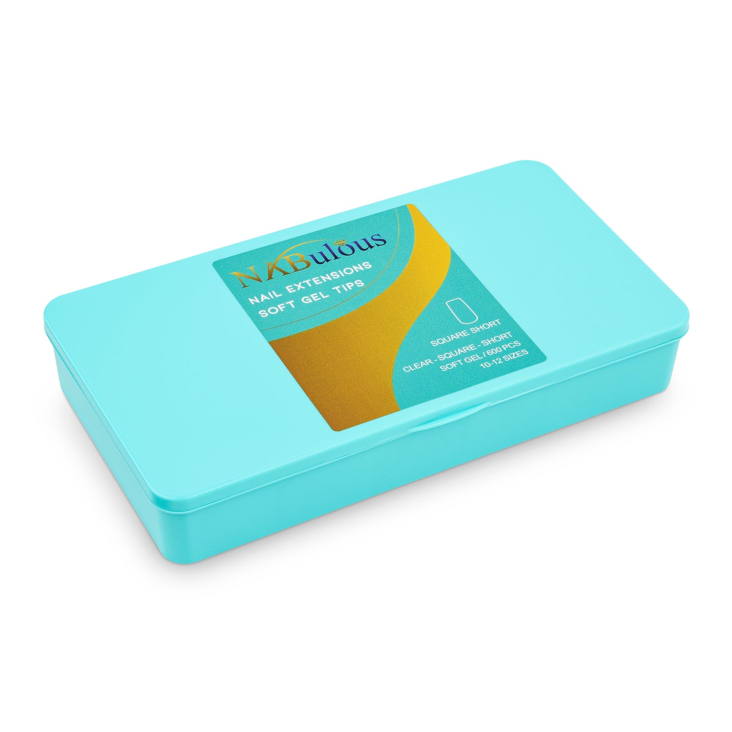 Square Short Gel X Square Shaped Short Length Soft gel Square Short Nail tip box