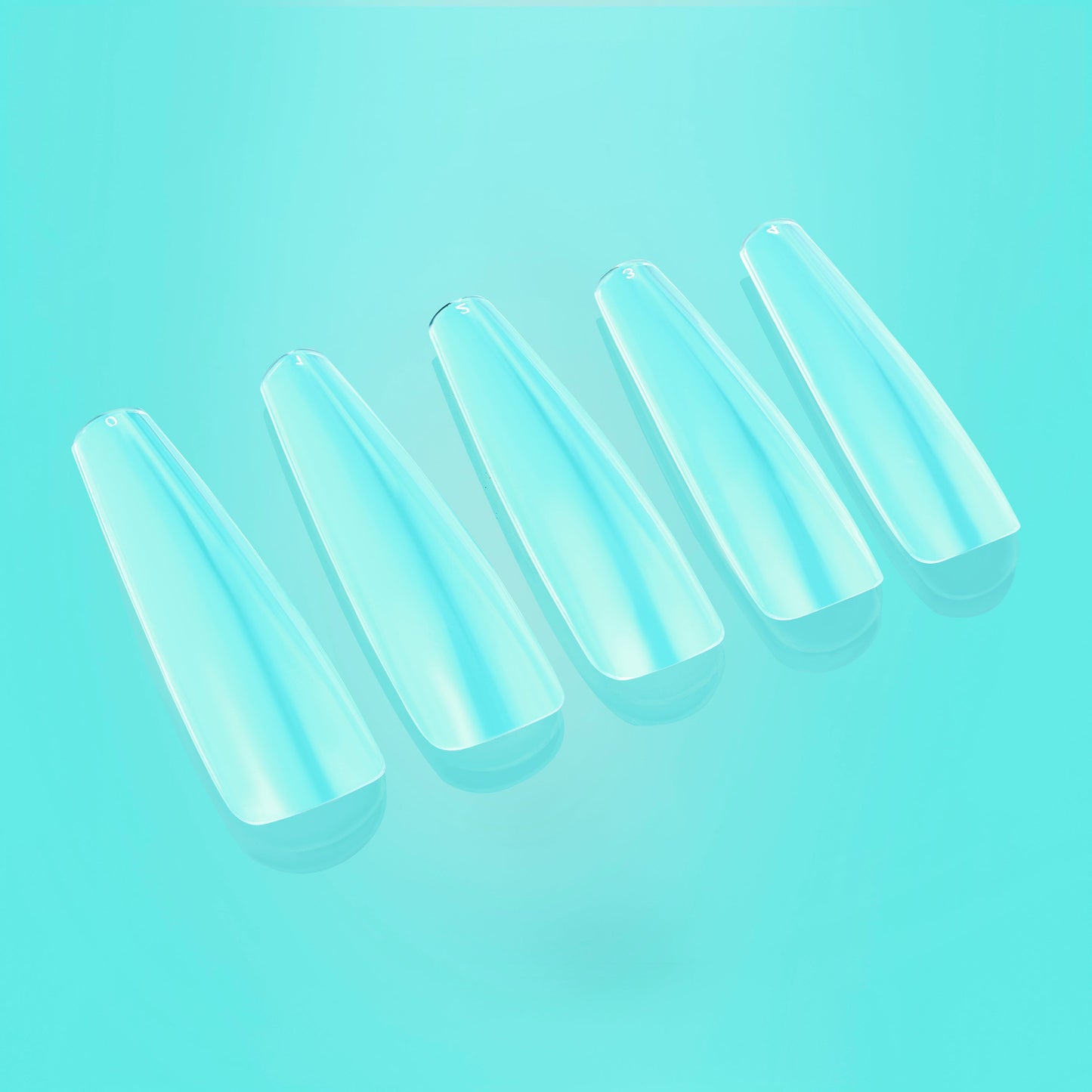 XL coffin soft gel x nail tips extra long length coffin shaped xl coffin