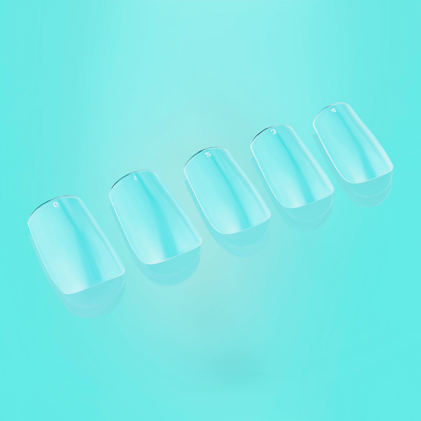 Square Short Gel X Nails Square Shaped Short length nail tip box