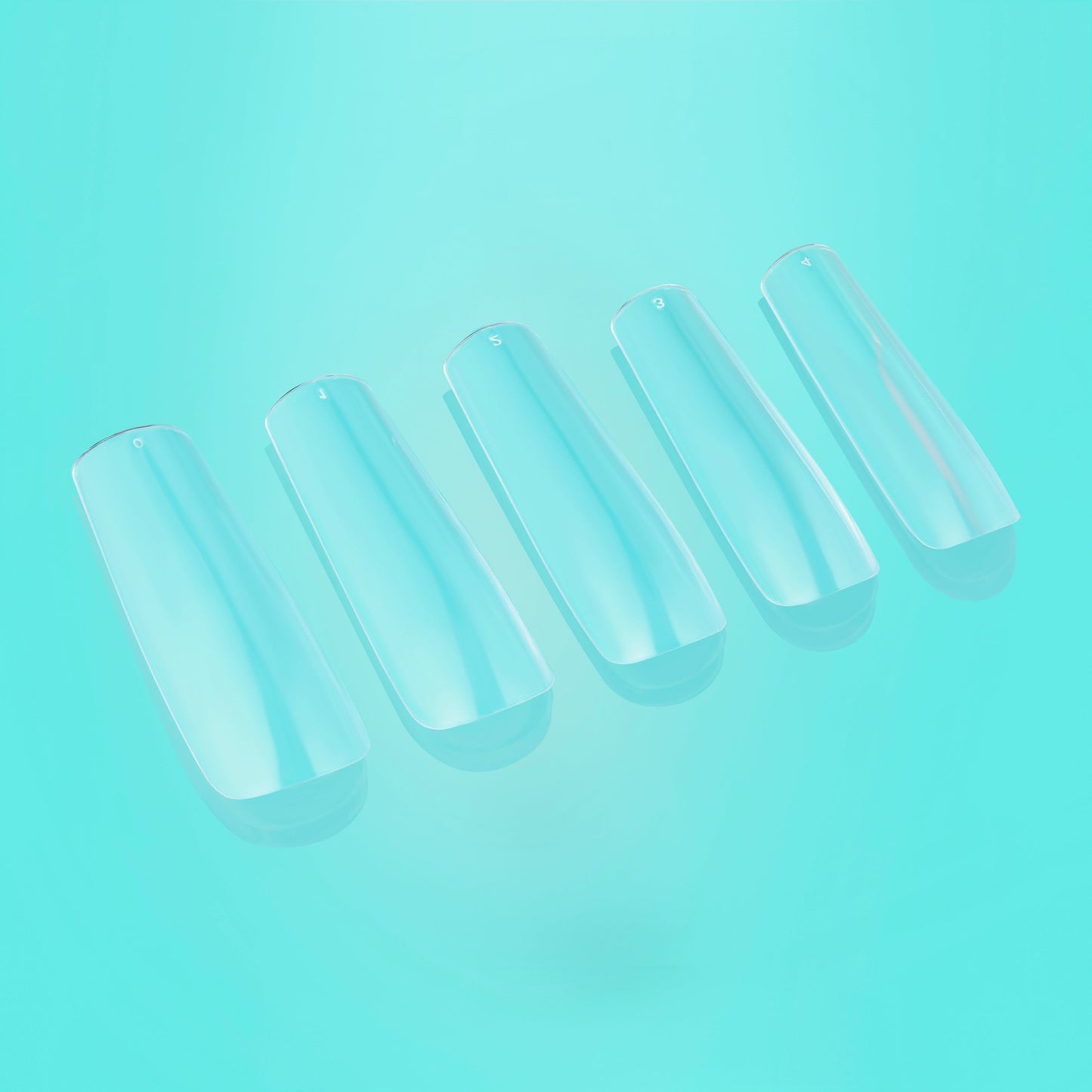 Square XL nail tips Square Shaped XL length Soft Gel Square Xl tips