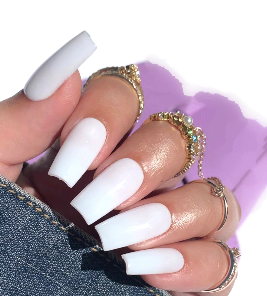 square medium gel x nail tips