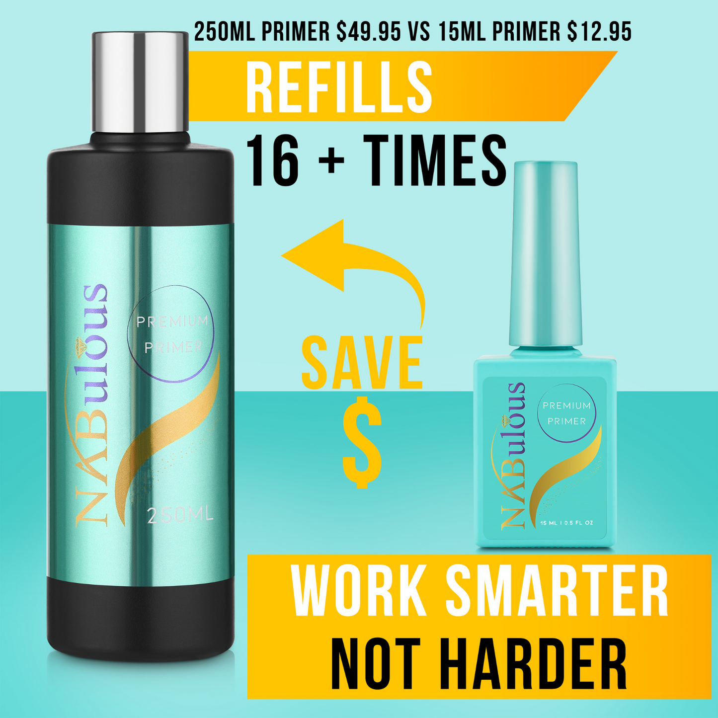 
                  
                    WHOLESALE | Nail Salon Bulk | Large 250ml Refill Bottles Package | pH Bonder | Primer | Extend Gel | Top Coat
                  
                