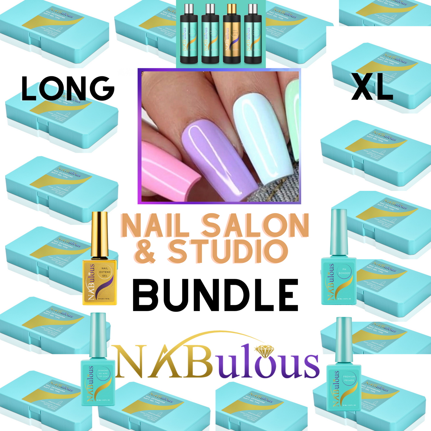 
                  
                    Bulk Nail Salon Deals on Gel T Soft Gel Nails Packages
                  
                