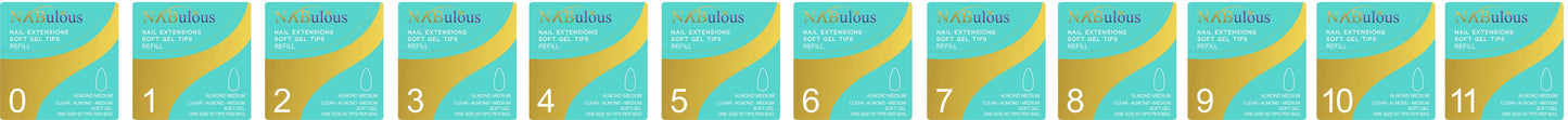 
                  
                    💅 ALMOND Refill Tips | Natural | NABulous
                  
                