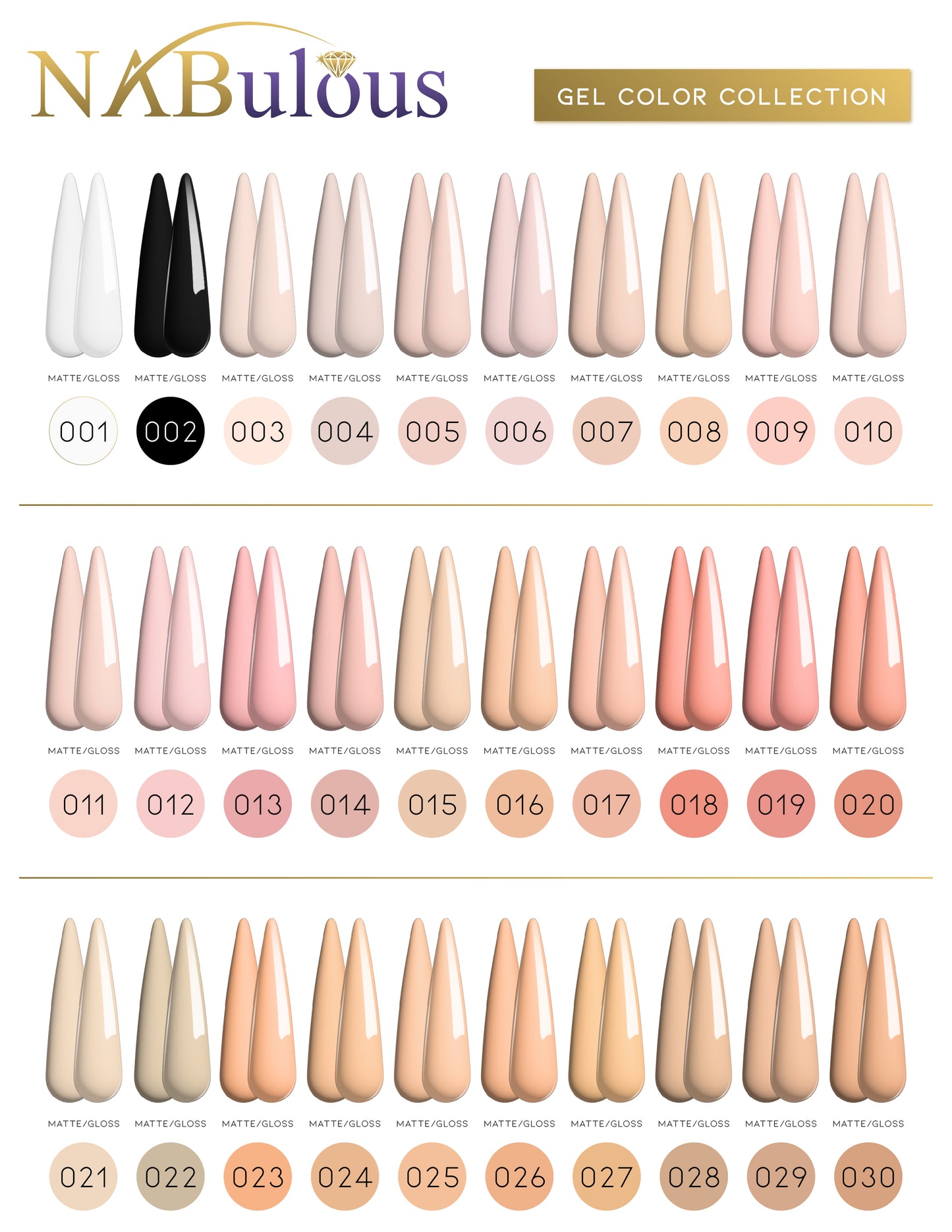 
                  
                    Colores de esmalte en gel 1-90 | NABULOSO
                  
                