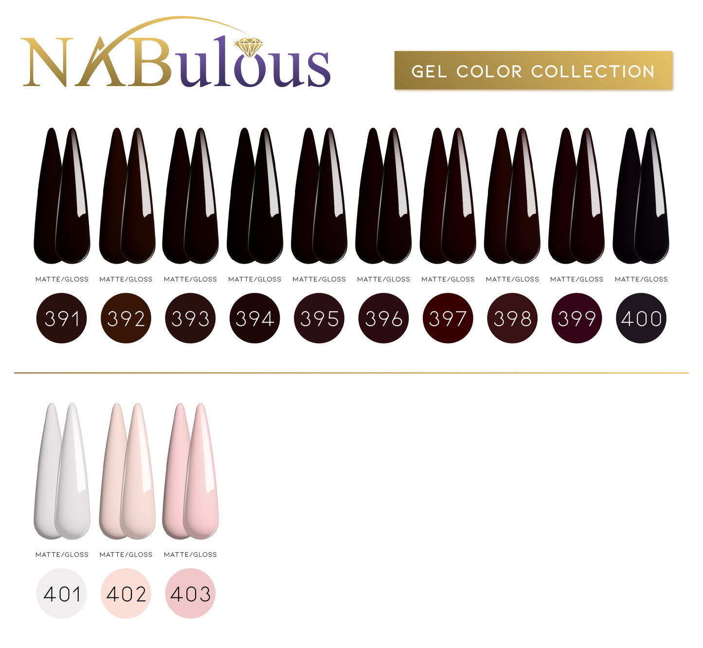 
                  
                    Gel Polish Colors 361-403 |  NABulous
                  
                