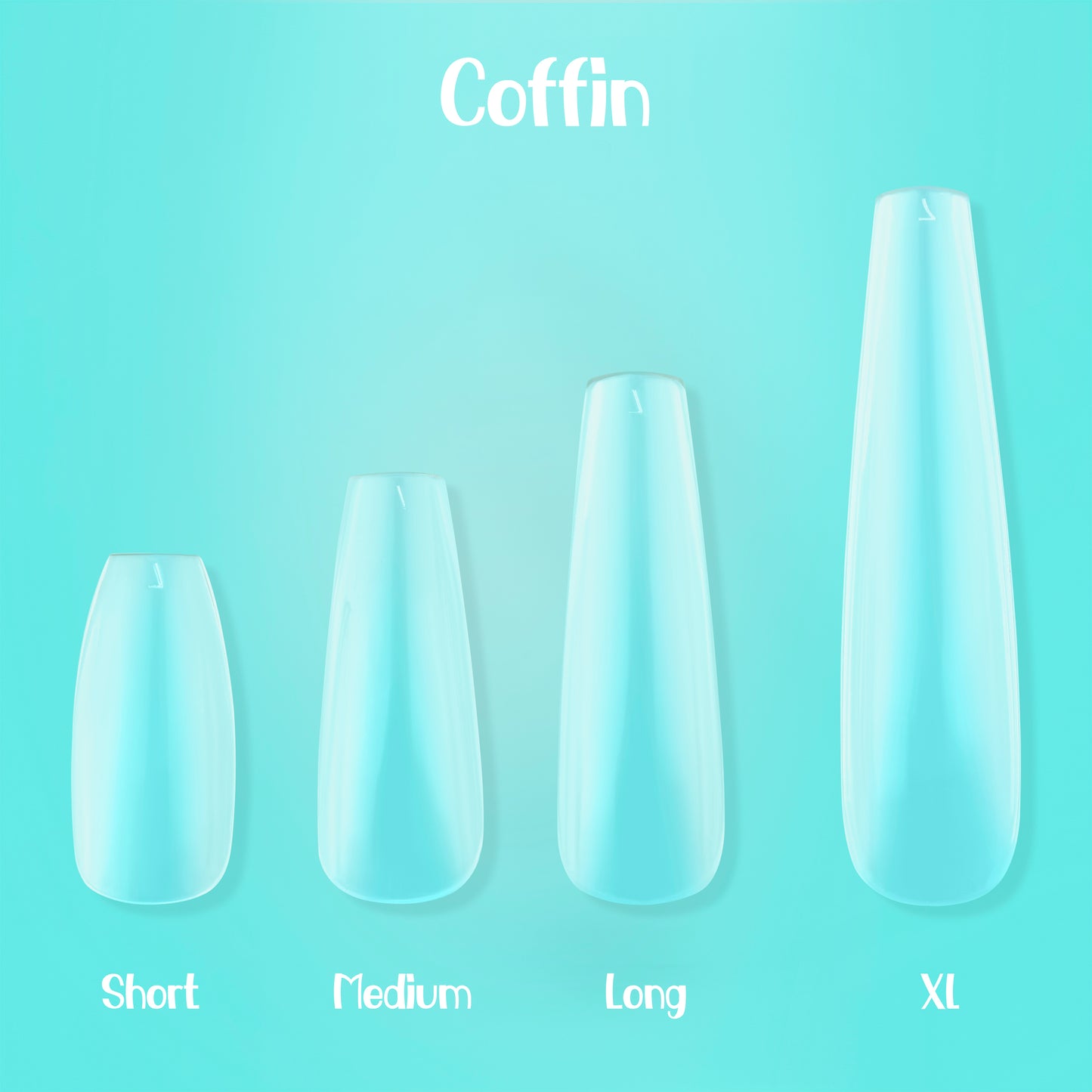 
                  
                    Coffin XL | Coffin Shaped | XL Length | Gel 💎T Nail Extensions | Natural | NABulous Nails
                  
                