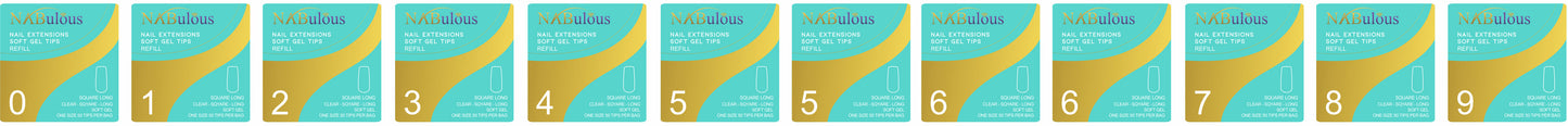 
                  
                    💅SQUARE Refill Tips | Natural | NABulous
                  
                