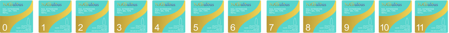 
                  
                    💅 STILETTO Refill Tips | Natural | NABulous
                  
                