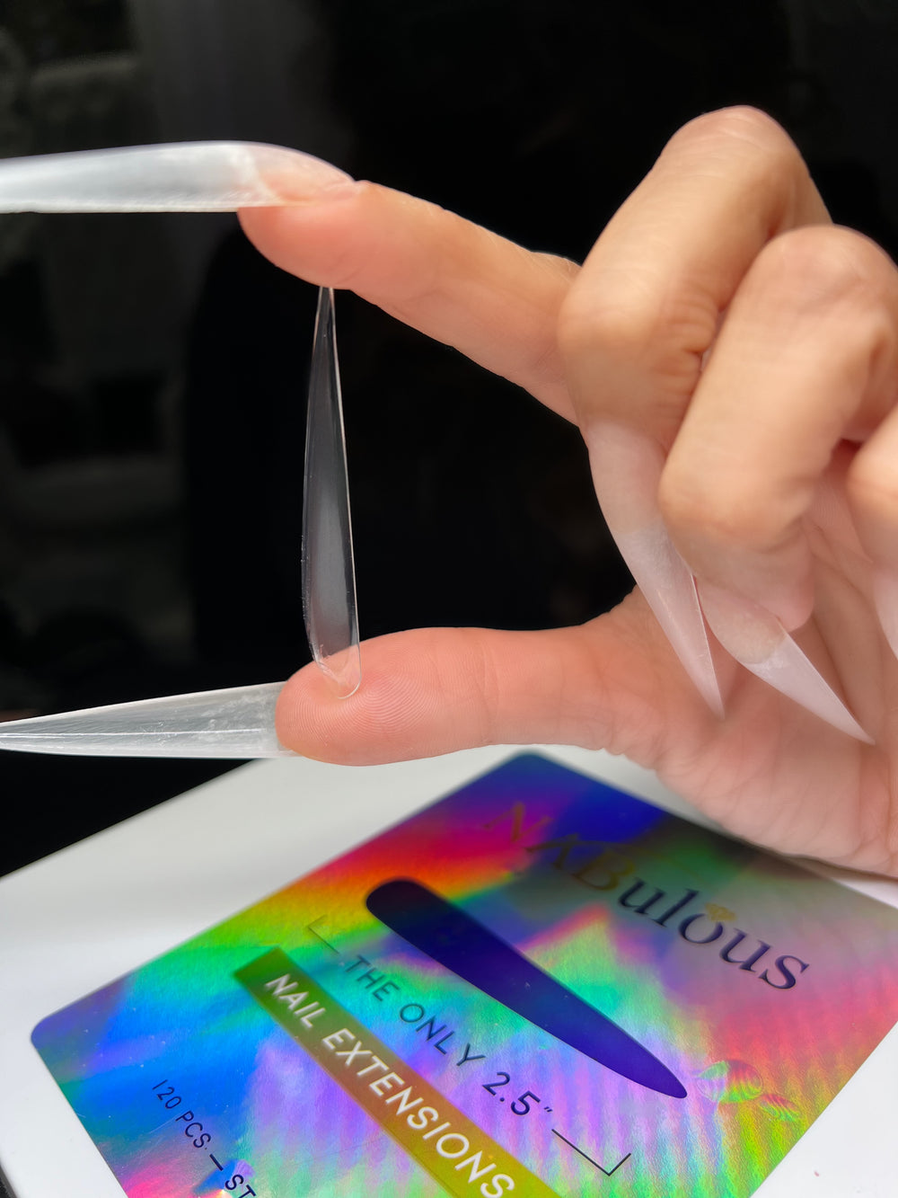 2.5 inch soft gel nail pre shaped gel x longest stiletto soft gel nails 2.5 inch full cover nails NABulous Stiletto V Soft gel nails long extra long XXXXXL XXXL XXXXL extra long nails